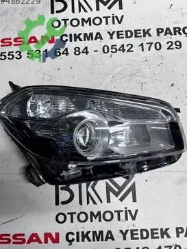 Nissan Qashqai Far çıkma parça