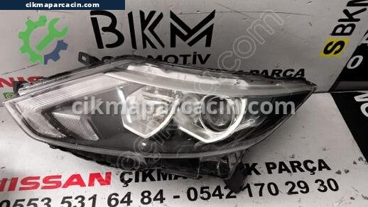Nissan Qashqai Far çıkma parça