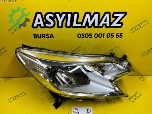 Nissan Note Sağ Ön Far çıkma parça