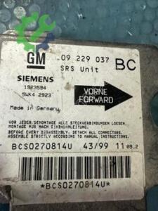Opel Astra Airbag Beyni Çıkma - 09229037