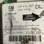 Opel Astra Airbag Beyni 24416703 Sökme Çıkma