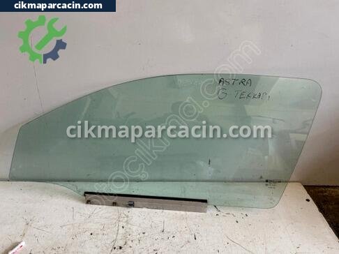 Opel Astra Sol Ön Kapı Camı çıkma parça