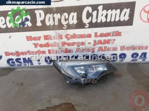 Opel Astra Sağ Ön Far çıkma parça