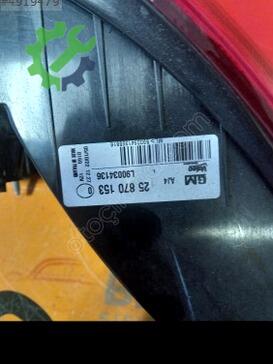 Opel Astra Sol Arka Stop çıkma parça
