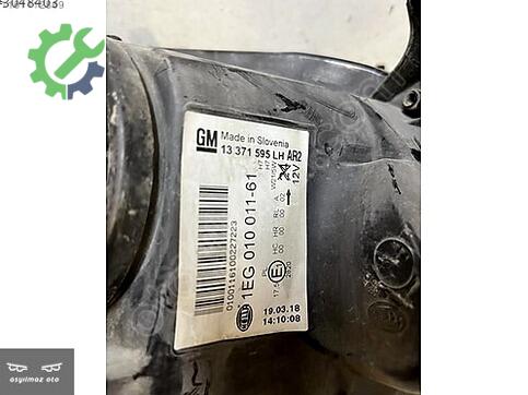 Opel Astra Sol Ön Far 13371595 çıkma parça
