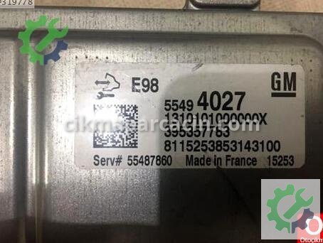 Opel Astra Motor Beyni 395357783 çıkma parça