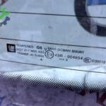 Opel corsa D arka cam orjinal çıkma bagaj camı