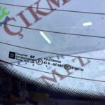 Opel corsa d arka cam orjinal çıkma cam