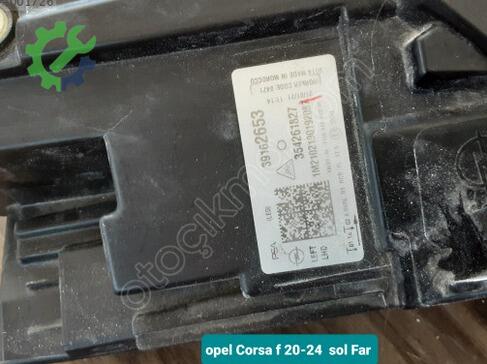 Opel Corsa Sol Ön Far 20-24 çıkma parça