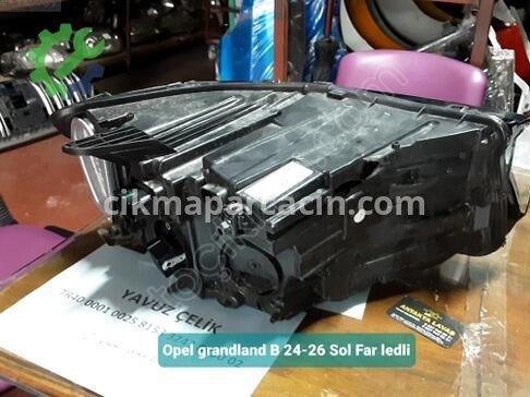Opel Grandland Sol Ön Far 24-26 çıkma parça
