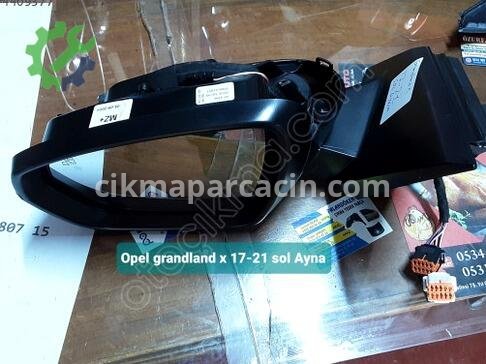 Opel Grandland Sol Dış Ayna 17-21 çıkma parça