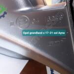Opel grandland x 17-21 sol Ayna