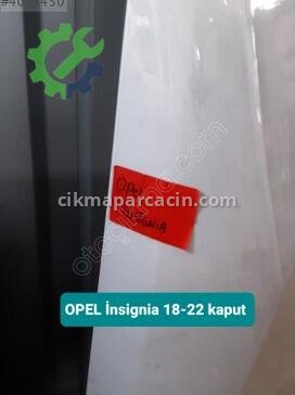 Opel Insignia Kaput 18-22 çıkma parça