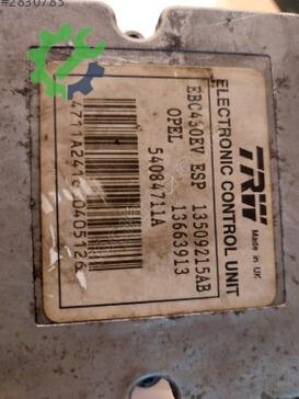 Opel Vectra ABS Beyni (Modül) 13136694 çıkma parça