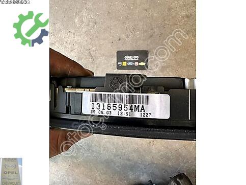 Opel Vectra Gösterge 13165 çıkma parça