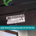 opel Vivaro/Jumpy/sucudo 24-25 Sol Far