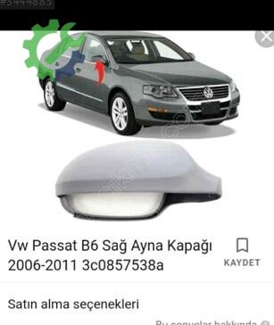 Volkswagen Passat Ayna Kapağı çıkma parça