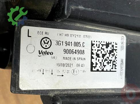 Volkswagen Passat Halojen Far 3G1941005C çıkma parça