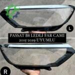 PASSAT B8 SAĞ-SOL LEDLİ FAR CAMI SIFIR ADET:2500TL 15-19