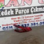 Pejo 308 sol arka çamurluk dış stop ve sol arka bagaj stop