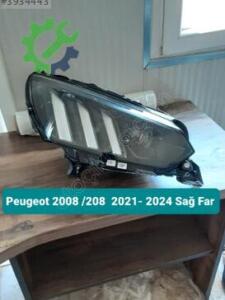 Peugeot 2008 /208  2021- 2024 Sağ Far