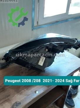 Peugeot 208 Sağ Ön Far çıkma parça