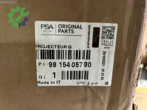 Peugeot 2008 Sol Ön Far 9815405780 çıkma parça