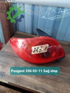Peugeot 206 03-11 Sağ stop