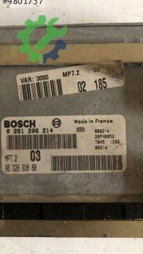 Peugeot 306 Motor Beyni 0261206214 çıkma parça