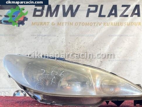 Peugeot 206 Sağ Ön Far çıkma parça