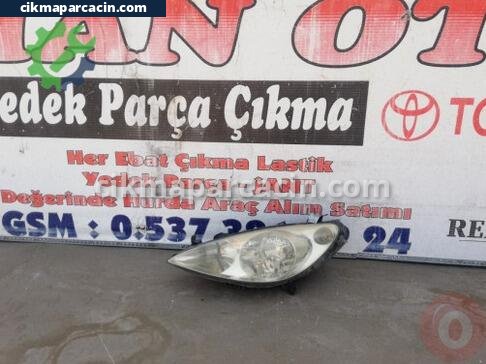 Peugeot 206 Sol Ön Far çıkma parça