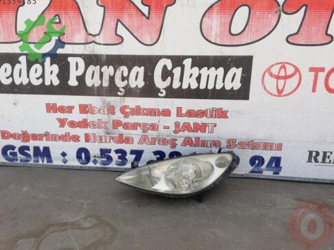 Peugeot 206 Sol Ön Far çıkma parça
