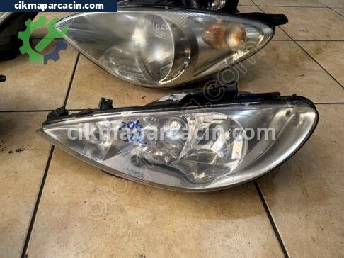 Peugeot 206 Sol Ön Far çıkma parça
