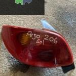 Peugeot 206 Sol Arka Stop çıkma parça - Uysal Kardeşler Oto Çıkma Muğla
