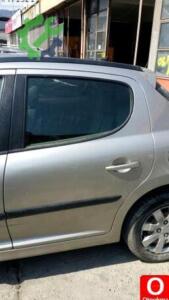 Peugeot 207 sol arka kapı orjinal çıkma