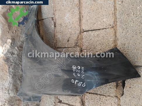 Peugeot 207 Sol Ön Çamurluk çıkma parça