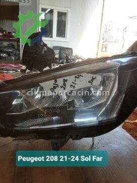 Peugeot 208 Sol Ön Far 21-24 çıkma parça