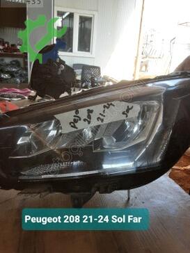 Peugeot 208 Sol Ön Far 21-24 çıkma parça