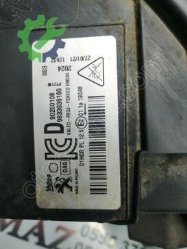 Peugeot 208 LED Far 90200108 çıkma parça