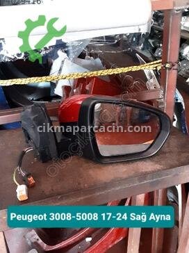 Peugeot 3008 Sağ Dış Ayna 3008-5008 çıkma parça