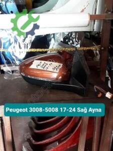 Peugeot 3008-5008 17-24 Sağ Ayna
