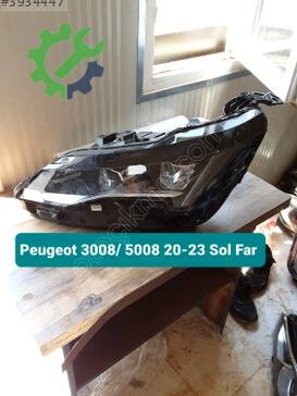 Peugeot 3008 Sol Ön Far çıkma parça