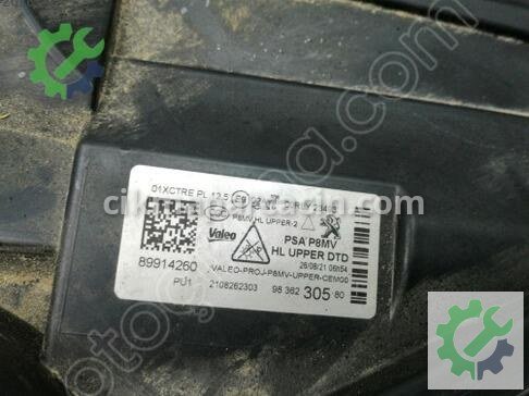 Peugeot 3008 Sağ Ön Far 89914260 çıkma parça