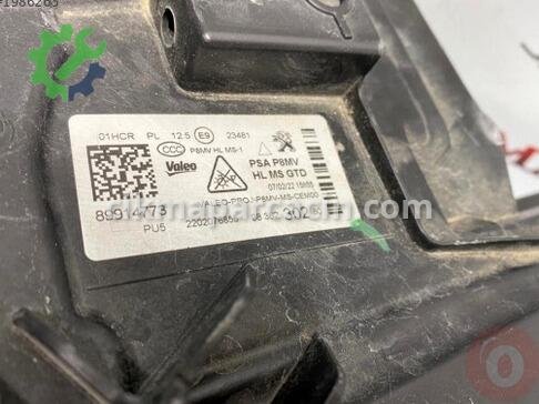 Peugeot 3008 LED Far 89914773 çıkma parça