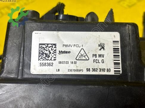 Peugeot 3008 Sağ Sis Farı 9836231080 çıkma parça