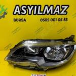 PEUGEOT 301 MAKYAJLI SOL FAR ORJİNAL