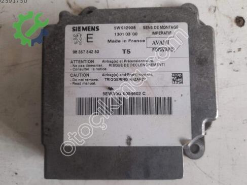 Peugeot 307 Airbag Beyni (SRS) çıkma parça