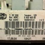 Peugeot 307 2000-2006 Klima Kontrol Paneli 593240000 Çıkma