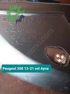 Peugeot 308 Sol Dış Ayna 13-21 çıkma parça