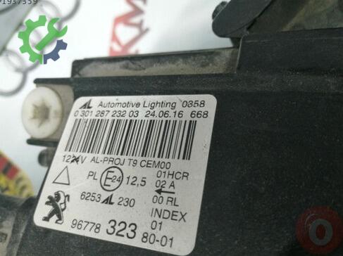 Peugeot 308 LED Far 96778323 çıkma parça